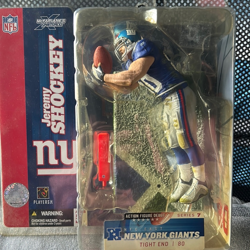 McFarlane Jeremy Shockey NY Giants RARE